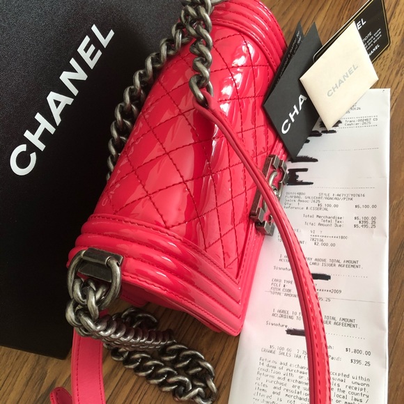 Sold out 🛑Chanel Pink Boy Bag - Picture 6 of 9